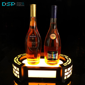 DSP OEM Brand Wooden LED Bottle Presenter From Vietnam Factory One Bottle Display Glorifier for <b>Beverage</b> <b>Serving</b> <b>Sets</b> - Product Image 6