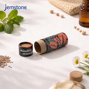 Caja de Embalaje de Cartón Kraft en Forma de Tubo Cilíndrico para Cosméticos y Cuidado de la Piel, Diseño Personalizado y Reciclable, Envase de Tubo de Papel para Protector Solar - Product Image 3