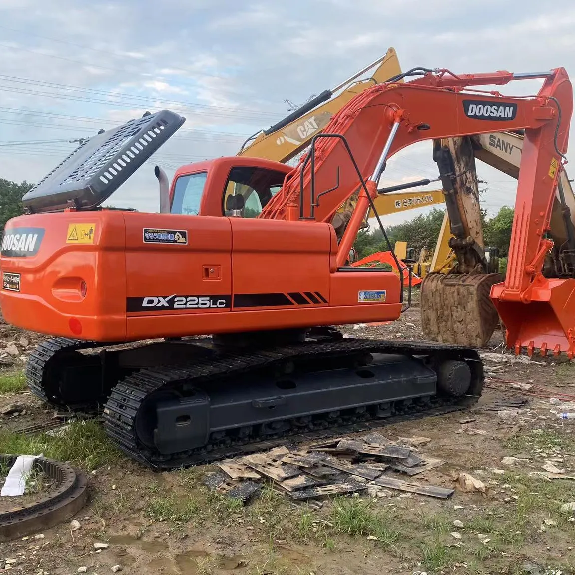 22 Ton Excavator Used Doosan Dx225 Crawler Excavator Low Working Hours Used Machinery Doosan DX225lc