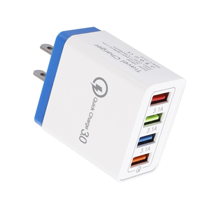<span class=keywords><strong>Chargeur</strong></span> de Téléphone personnalisé 4USB Couleur Téléphone Portable Portable Voyage 3A <span class=keywords><strong>Chargeur</strong></span> Bouchons - Product Image 3