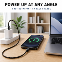 Câble USB Type C tressé en nylon personnalisé en gros, câble de charge rapide et de transfert de données, en alliage d'aluminium durable pour téléphone, tablette, Android