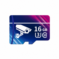 Carte mémoire de surveillance 16 Go MicroSD Classe 10 U3 V30 haute endurance pour caméra de sécurité CCTV enregistrement continu