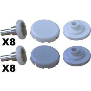 Kit deslizante blanco con rodamientos para herramienta de torneado Miami 4 MM - Product Image 1