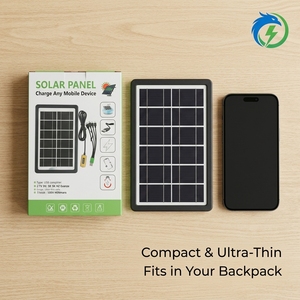 Panneaux Pliables Transparents Système d'Alimentation Panneau Solaire Canadien Napelem Solarrucksack Kit Complet FM-04 C - Product Image 6