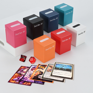 Bán buôn chuyên nghiệp tùy chỉnh màu rắn công suất cao PP vật liệu Trò chơi 100 + thẻ boong hộp - Product Image 1