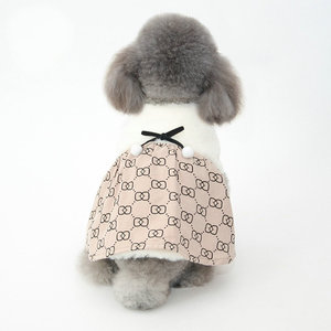JXANRY <span class=keywords><strong>2022</strong></span> nuevo <span class=keywords><strong>Otoño</strong></span>/<span class=keywords><strong>Invierno</strong></span> Teddy Pomeranian falda lindo patrón sólido <span class=keywords><strong>ropa</strong></span> para perros y gatos en poliéster para dueños <span class=keywords><strong>de</strong></span> mascotas - Product Image 5