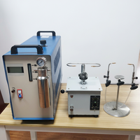 Machine de scellage rotative à flamme oxyhydrogène à poste unique pour ampoules et tubes en verre sous vide, compatible avec générateur d'hydrogène HHO, pour laboratoire, garantie 1 an