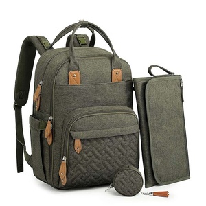 <span class=keywords><strong>Zaino</strong></span> multifunzione da esterno per <span class=keywords><strong>mamma</strong></span> tutto in uno porta ciuccio da viaggio borsa per pannolini per bambini con fasciatoio portatile - Product Image 1