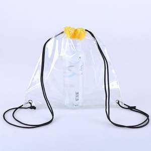 Mochila Ecológica Transparente con Cordón, Tamaño Mediano, de PVC Impermeable, para Bolsas de Regalo - Product Image 2