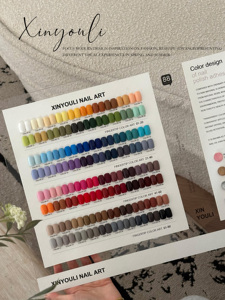 Juego de esmalte de gel no tóxico ecológico de 88 colores con base y capa superior gratis | Kit de Arte de uñas UV LED Soak off | Colores brillantes sólidos - Product Image 4