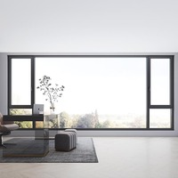 Ventanas Abatibles y Giratorias de Aluminio Residenciales para Casas y Villas con Diseño Moderno y Estándares NFRC