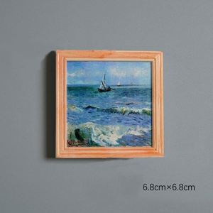 Lot de 5 autocollants magnétiques puissants Van Gogh – Collection de tableaux célèbres – Décoration intérieure élégante – Logo en plastique – Cadeau idéal pour anniversaire de famille - Product Image 5