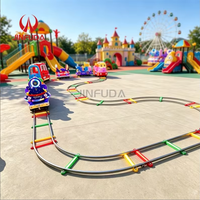 Manège électrique pour enfants en intérieur avec éclairage LED lumineux - Idéal pour les centres commerciaux et les centres de divertissement familial