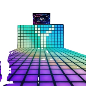 เกมพื้น LED แบบอินเทอร์แอคทีฟขนาด 30x30 ซม. เกมกระเบื้องพื้น LED แบบอินเทอร์แอคทีฟขนาดใหญ่ เกมพื้น LED แบบเมกะกริด - Product Image 1