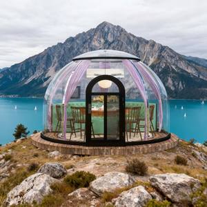 Mai Huan Nueva Casa Burbuja Esférica de PC y Aleación de Aluminio con Cristal, Domo Transparente para Celebraciones en Restaurantes, Tiendas de Campaña Transparentes para Exteriores y Alojamientos Rurales - Product Image 4
