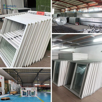 Fenêtre coulissante moderne en PVC/UPVC insonorisée, légère, certifiée Energy Star, pour hôtels, résidences et bâtiments commerciaux, maisons préfabriquées
