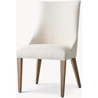 Chaise de salle à manger Rh Black Farmhouse scandinave contemporaine en bois massif et rotin, mobilier de maison avec coussin rembourré en cortex amovible