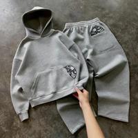 Sweat-shirt unisexe en coton de haute qualité, couleur unie, style tendance, logo personnalisé en usine, impression sérigraphique, taille plus, polaire réversible