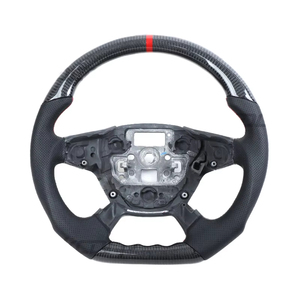 Volante de Fibra de Carbono para Ford Escape1 Focus ST RS Fiesta MK2 MK3, Volante con Luces LED - Product Image 1