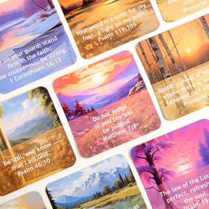 50 vellen inspirerende Bijbelverskaarten, diverse christelijke gebeds- en aanmoedigingskaarten met Bijbelteksten - Product Image 3