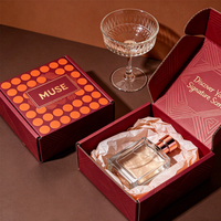 Coffrets cadeaux cosmétiques parfumés, emballages rigides personnalisés, boîtes de luxe avec gaufrage, laminage mat, revêtement UV, matériaux recyclés