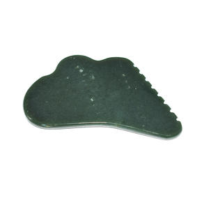 Gua Sha Alat Wajah Nephrite Guasha dengan Tepi Halus Digunakan untuk Fisioterapi dan Akupunktur SPA untuk Pijat Wajah - Product Image 3