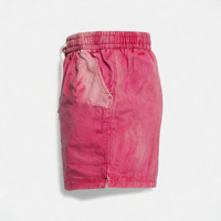 Shorts d'été personnalisés pour hommes de haute qualité, 100 % coton, tissu peigné anti-plis, imprimé, taille élastique, tendance