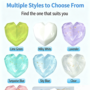 Savon de bain artisanal en forme de cœur, design adorable, cadeau d'amour pour femmes, Saint-Valentin, mariage, fête, vente en gros - Product Image 2