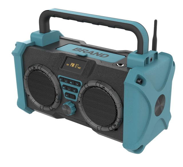 Factory Direct Durable Cordless Jobsite Amplifier Radio Waterproof Dustyproof Portable Speaker