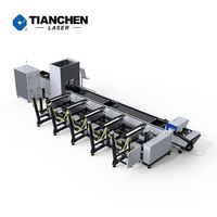 Machine de découpe laser à fibre tubulaire professionnelle TIANCHEN, alimentation automatique CNC, CYP CUT HIWIN, découpe de métaux