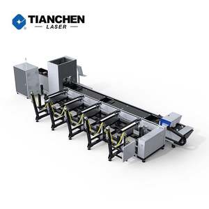 TIANCHEN professionnel tube fibre laser machine de découpe alimentation automatique carbone acier inoxydable aluminium découpe - Product Image 3
