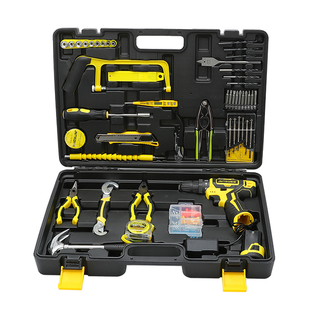 Professional Power Tool 91pcs Lithium Drill Electrician Dedicated Waterproof Plastic Multi-function Home Hardware Tool Kit