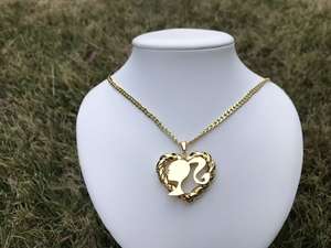 사용자 정의 만화 목걸이 18K 금도금 스테인레스 스틸 만화 펜던트 목걸이 개인화 된 패션 체인 보석 도매 - Product Image 5