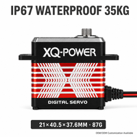 Servomoteur numérique sans balais étanche XQ-Power XQ-S8335DW 35kg, haute vitesse, engrenages en acier inoxydable, boîtier tout aluminium, pour moteurs RC et camions