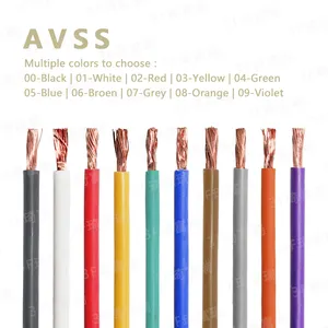 Low Voltage Cable For Automobile Professional Manufacturer Avss Low Voltage Flexible Automotive Wire Jaso Standard For Car Automobile Pvc Insulation Cable