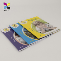 Cahier d'apprentissage scolaire personnalisé en couleur, reliure parfaite, couverture souple mate, coins arrondis