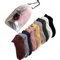 Lot de dix paires de chaussettes courtes en coton pour femme, motif chat et ours mignon, personnalisables, idéal pour cadeaux