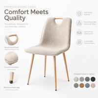 Chaise de salle à manger B2B ODM, conception personnalisée, faible MOQ, échantillon de commande test disponible, livraison rapide