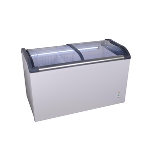 Vitrina Exhibidora de Hielo Smad 230L, Congelador con Puerta Corredera de Vidrio para Carnes Congeladas, para Centros Comerciales DDH-300W4 - Product Image 1