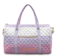 Sac de voyage matelassé grand format Aroace Rainbow, sac de week-end portable avec poches zippées, sac de sport pour le travail
