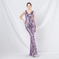 31802-S #2024 # Nouvelle robe longue à paillettes fantaisie prête à l'emploi Robe grande taille pour femme