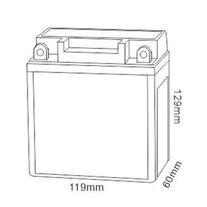 Mhb 12N5 хороший Запуск 12 В, <span class=keywords><strong>5</strong></span> А ч, герметичная аккумуляторная батарея для мотоцикла - Product Image 2