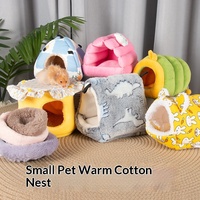 Nid suspendu pour hamster, hamster doré, souris des fleurs, hérisson – Sac de couchage doux et confortable pour toutes les saisons, usage intérieur