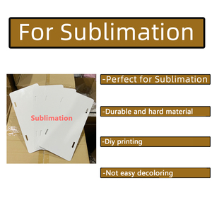 Thăng hoa tấm giấy phép khoảng trống chúng tôi kho miễn phí vận chuyển 12x6 inch thăng hoa khoảng trống số lượng lớn nhiệt chuyển xe tấm - Product Image 4
