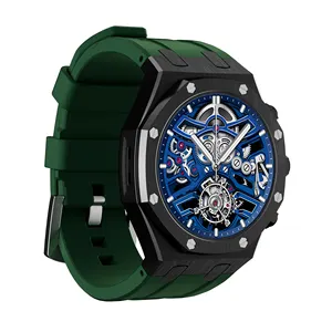Campione gratuito di elettronica Smart watch WS-18 10 "cinturini per orologi 1.43" full touch screen IPS 466*466 Wireless ricarica orologio digitale
