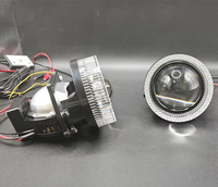 Anneaux lumineux LED RGB 3.0'' 12V IDISON 5D-30O Bright, contrôlés par application, pour décorer les phares avant de voiture, SUV, 4x4
