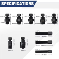 Podofo – Lot de 10 extracteurs de volant moteur universels pour moto, VTT et cyclomoteur – Outil de réparation moto – Vente en gros OEM ODM