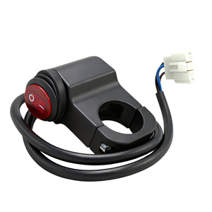 IP65 su geçirmez SPST KCD1 ON/OFF <span class=keywords><strong>12V</strong></span> ATV LED Rocker anahtarları 22MM motosiklet gidonu UTV sürüş işık için tak oyna - Product Image 1