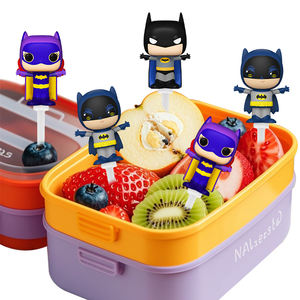 Tenedor De <span class=keywords><strong>comida</strong></span> De silicona pequeño De calabaza fantasma De Halloween para niños Horquilla De plástico Tenedor De Fruta dibujos animados Beto Fruit Pick para el almuerzo - Product Image 3