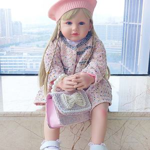 Jouet pour enfants vivant réaliste corps en Silicone bébé 60Cm vinyle souple réaliste nouveau-né poupées Reborn pour garçon filles - Product Image 1